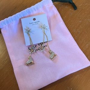 Kate Spade Figure Skate Earrings